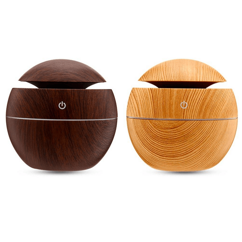 Round wooden humidifier