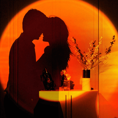 Sunset led projection night light