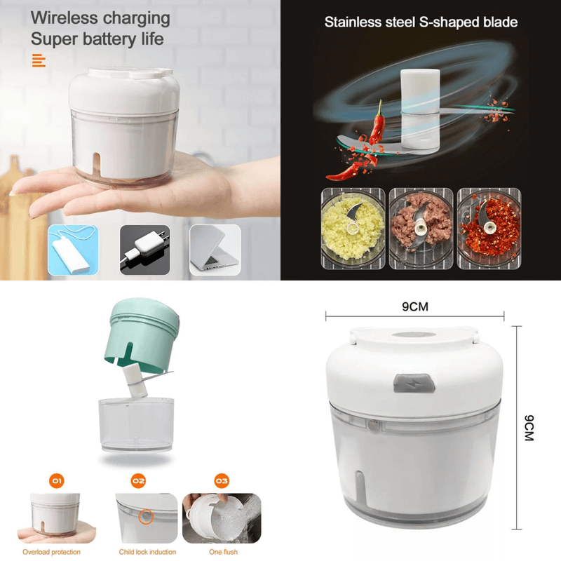 Chargeable usb chopper