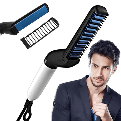 Beard straightener for men