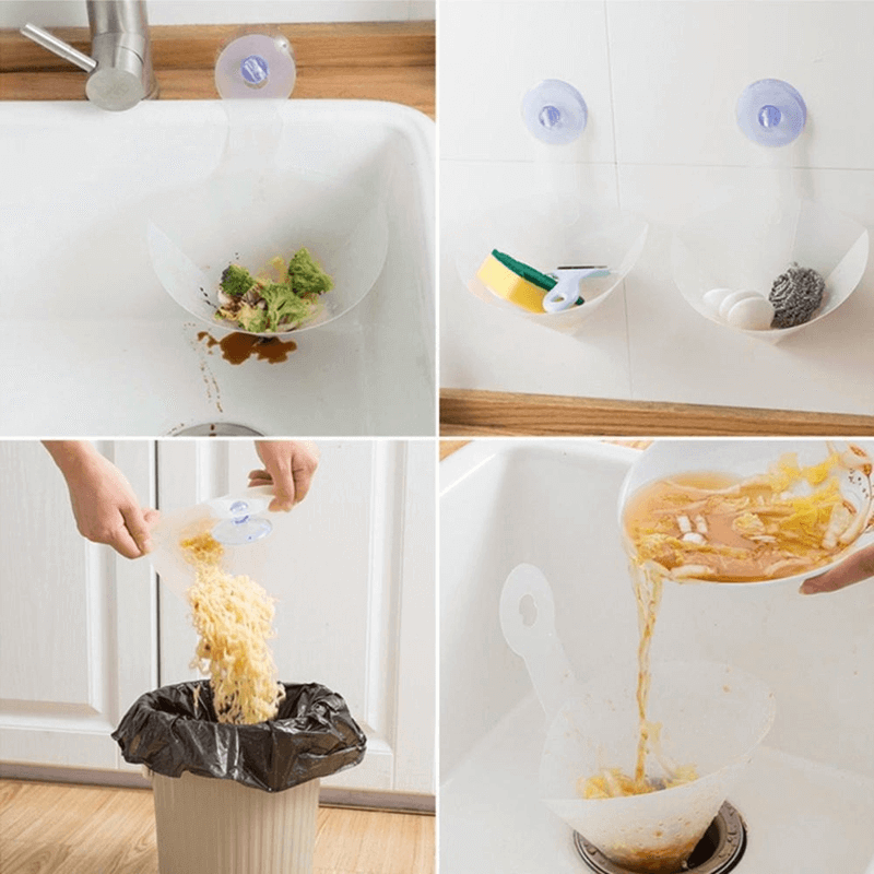 Self-standing foldable sink stopper-- anti-blocking device