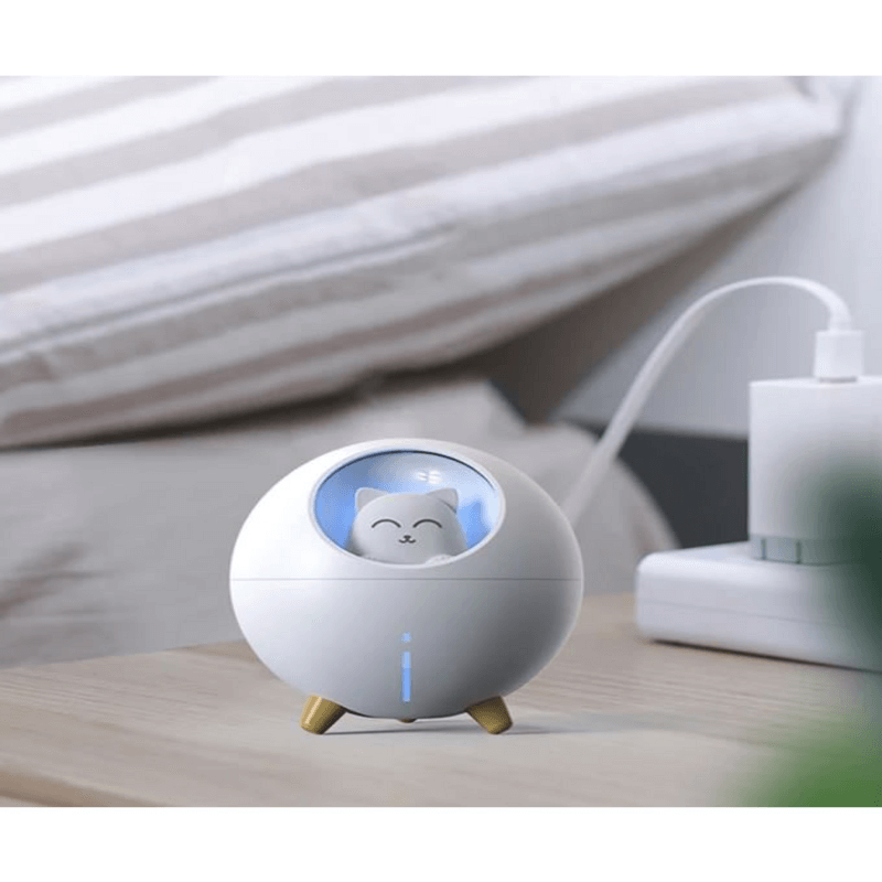 Kitty in shuttle night mood humidifier