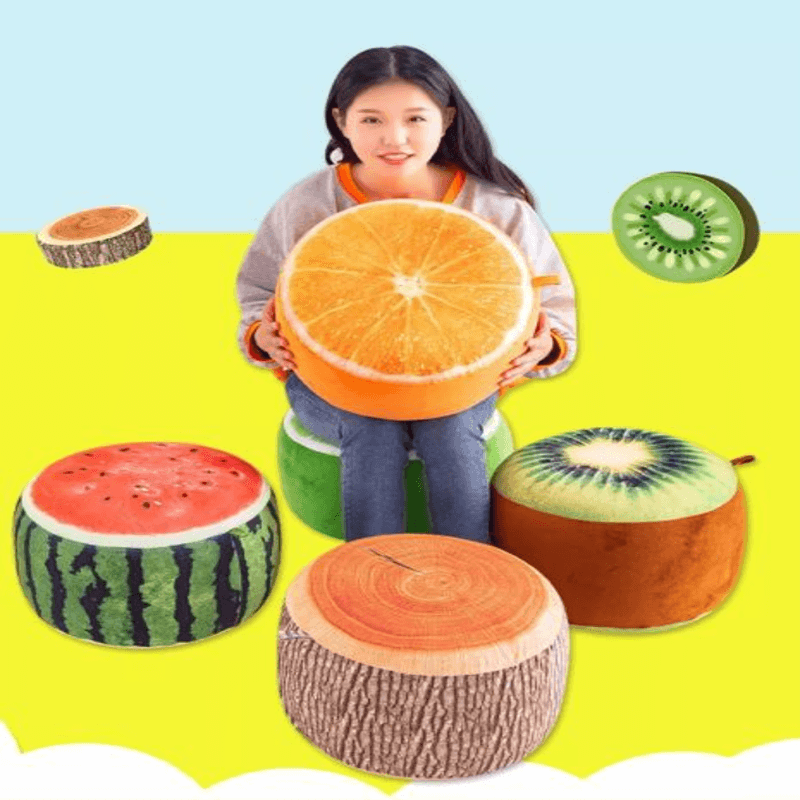 3d fruit inflatable foldable stool