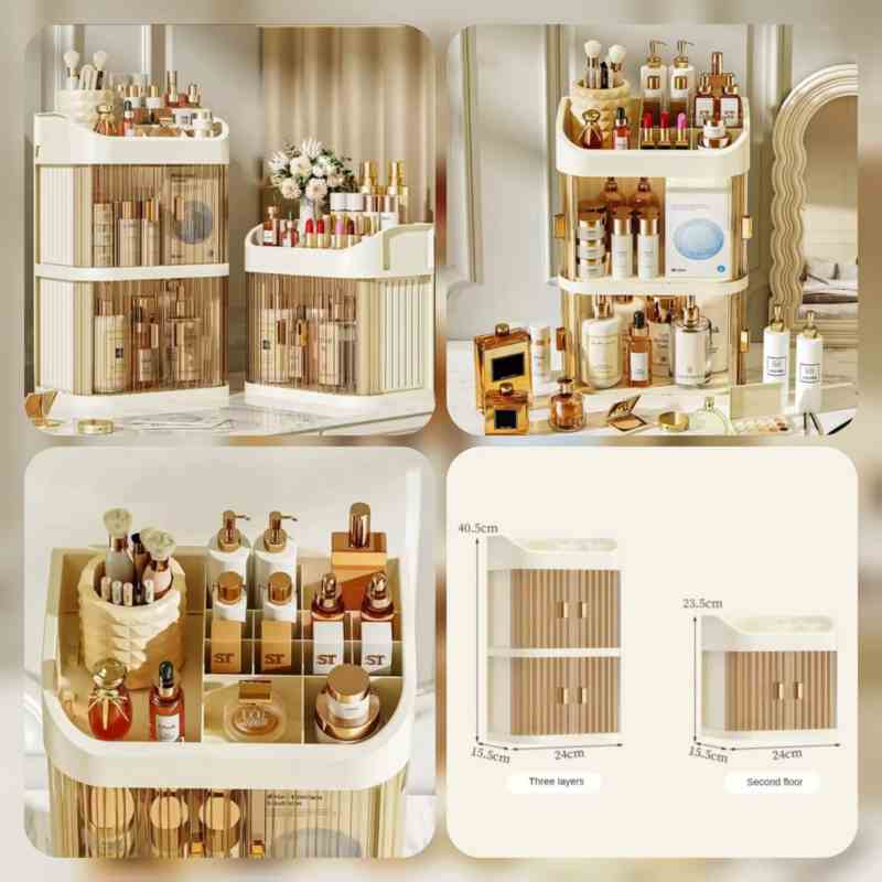 Double Story Cosmetic Storage Box