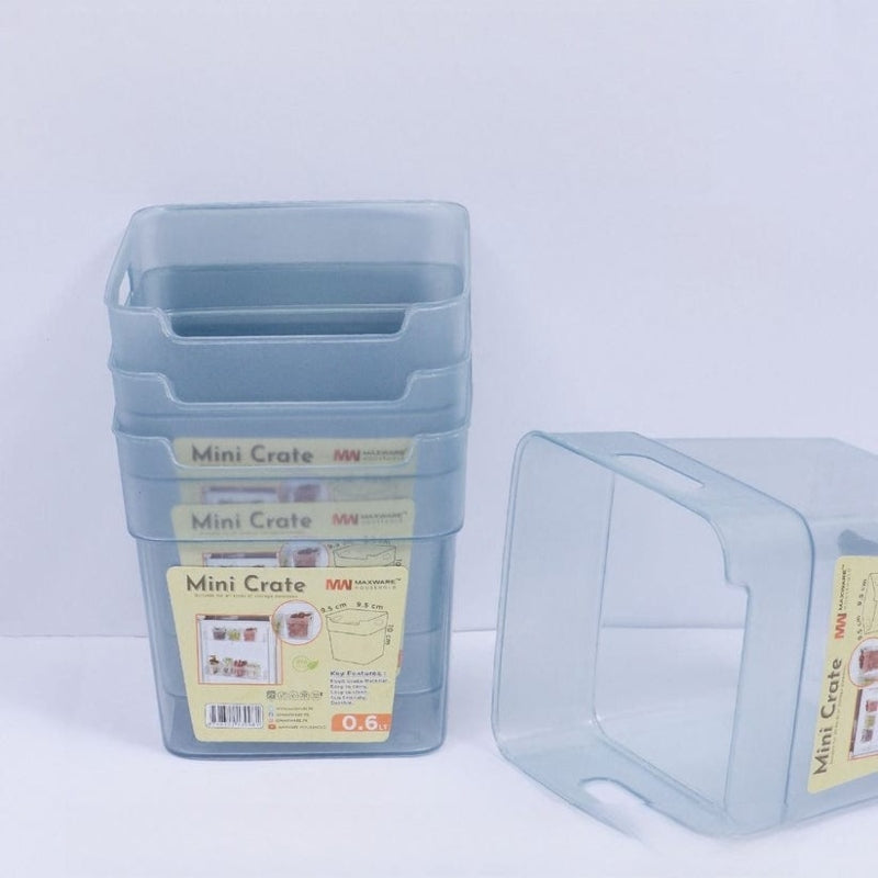 Mini Crate Pack of 4 Storage Solution for All Purposes