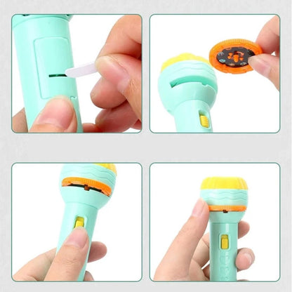 MINI FLASHLIGHT PROJECTOR TOY WITH 3 DISK