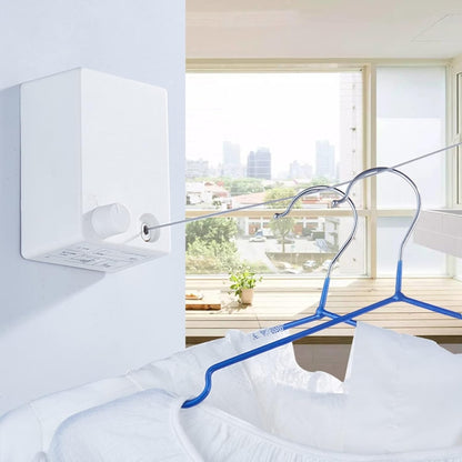 Wall mounted drying string retractable clothesline rope 4.2m