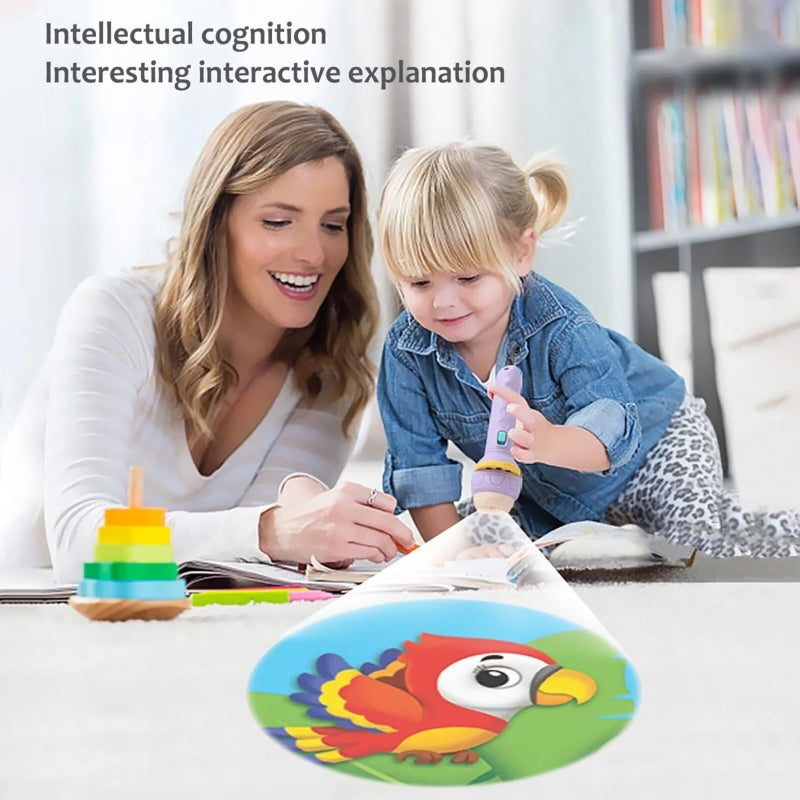 MINI FLASHLIGHT PROJECTOR TOY WITH 3 DISK