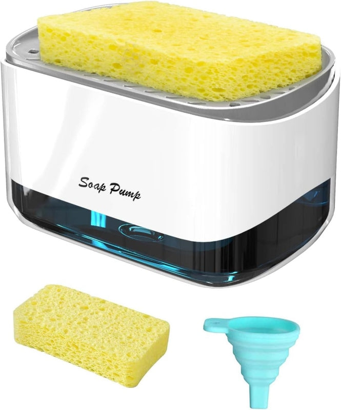 Dish soap dispenser for kitchen sink