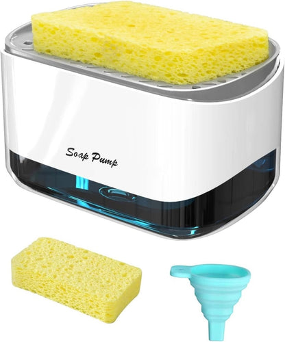 Dish soap dispenser for kitchen sink