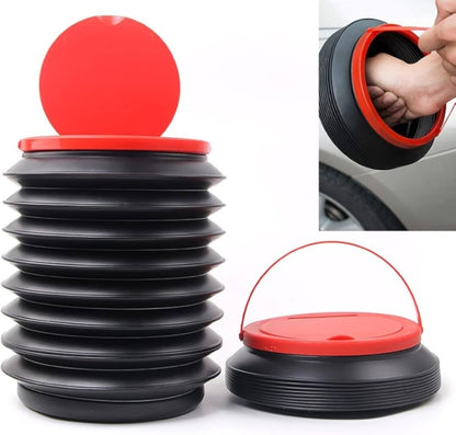 Foldable bucket portable storage mini trash can