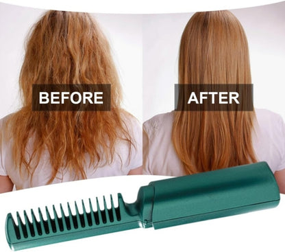 2in1 wireless rechargeable travel hair comb