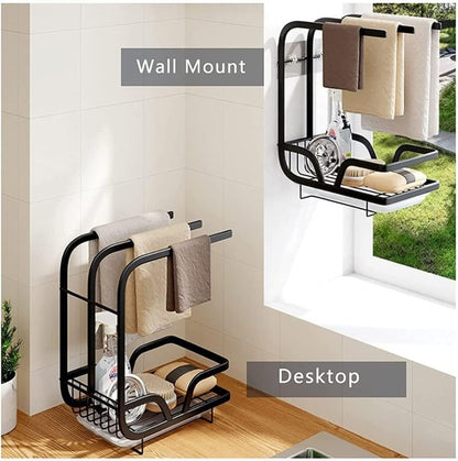 3 pole kitchen sink caddy organizer