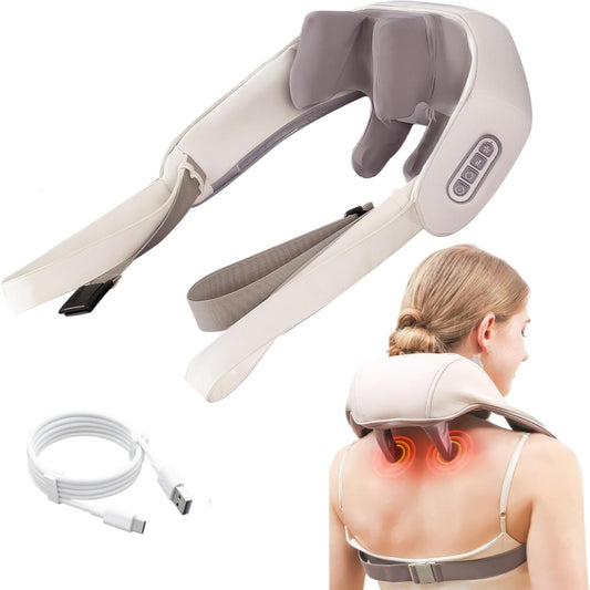 Neck and Shoulder Massager with Heat belt