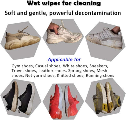 Shoes cleaning wipes pack 80pcs