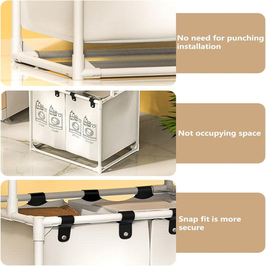 Folding Dirty Clothes Basket