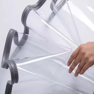 2 PCs AC Cooling Door Curtain, (1 Meter*2 Meter)Air Tight Cooling Proof, Windproof, sound proof, dustproof, Magnetic Self-Adhesive PVC Transparent Soft Curtain