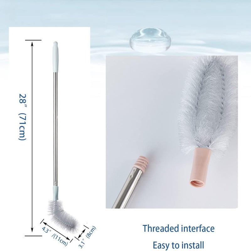 Household Bucket Washing Brush Stainless Steel Rod