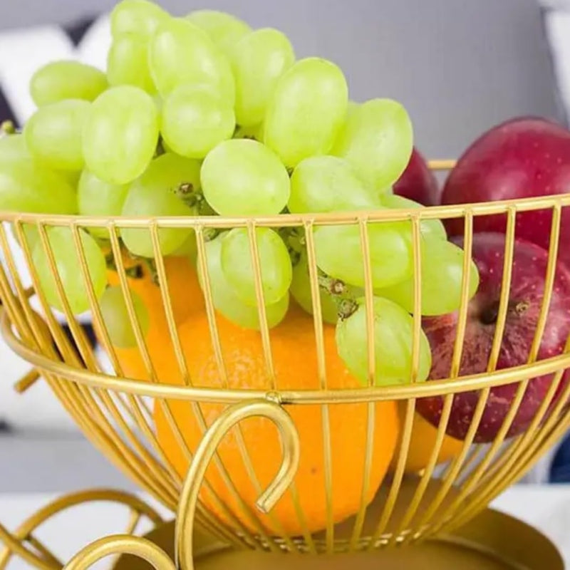 Fruit Storage Basket Decor Bicycle Shaped