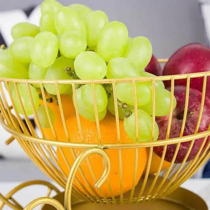 Fruit Storage Basket Decor Bicycle Shaped