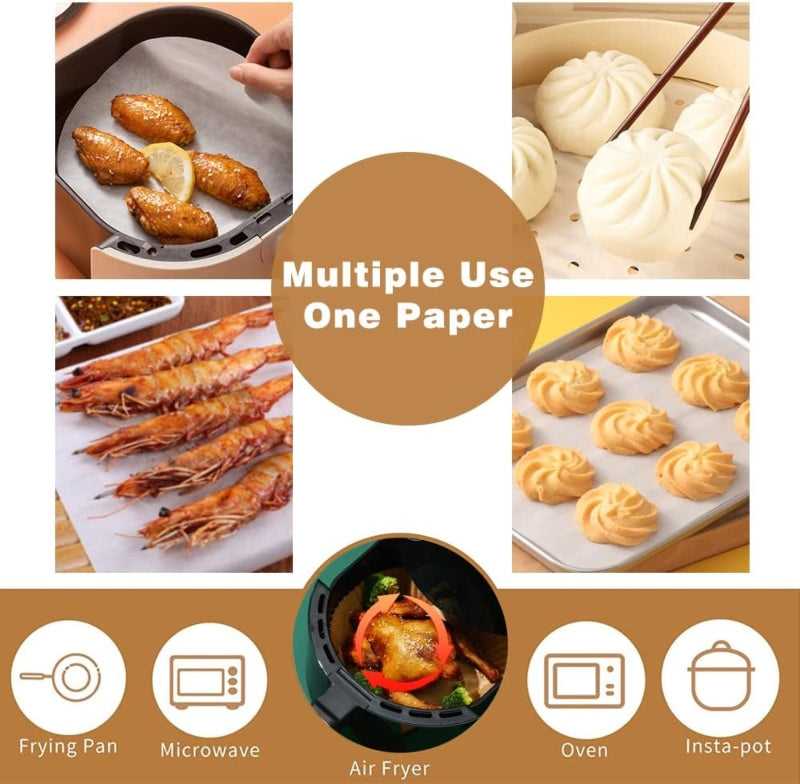 Air fryer disposable papers 50 pcs set