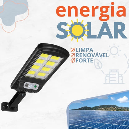Led solar street light with motion sensor