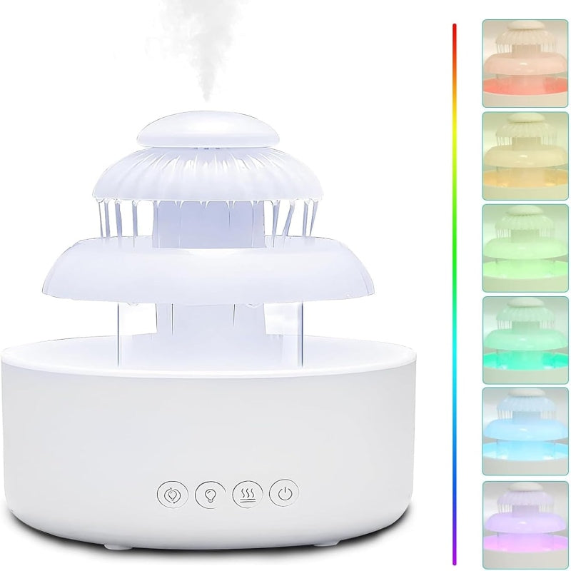 Humidifier Rain Cloud With Color LED Night Light