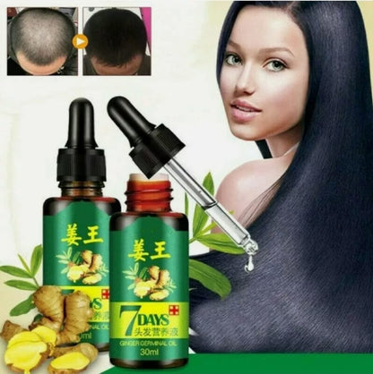 Ginger hair growth essence 7 days germinal hair growth serum