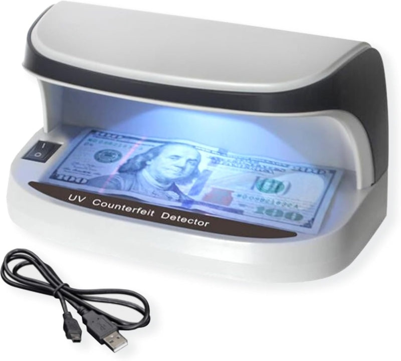 Uv money detector for fake banknotes