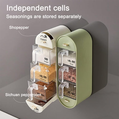 Wall Mounted Spice Organizer 5 Layer