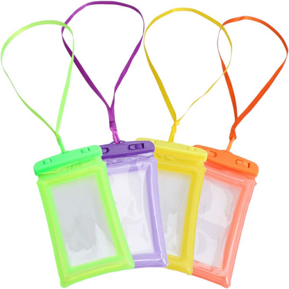 4pcs Phone Bag Set Pouch for Swimming Diving Water Sports
