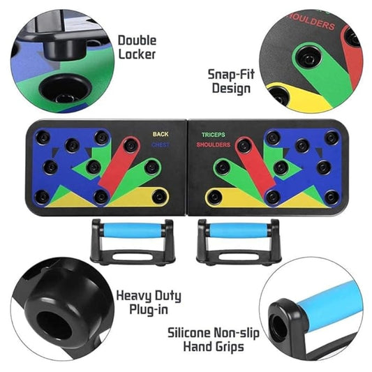 Push Up Bars Stand Board with Strong Grip Handle