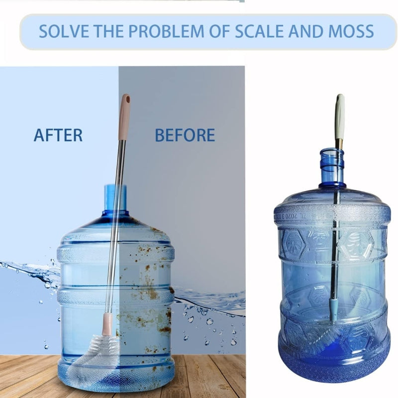 Household Bucket Washing Brush Stainless Steel Rod