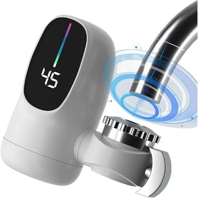 Instant electric hot water heater faucet