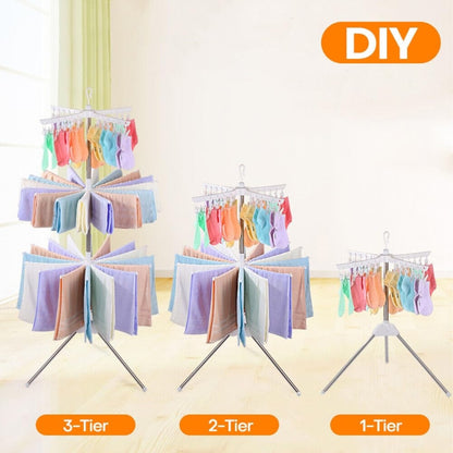 Aluminum foldable cloth drying stand