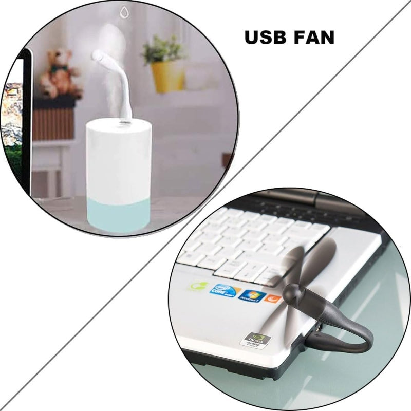 USB Fan Summer Flexible Power Bank