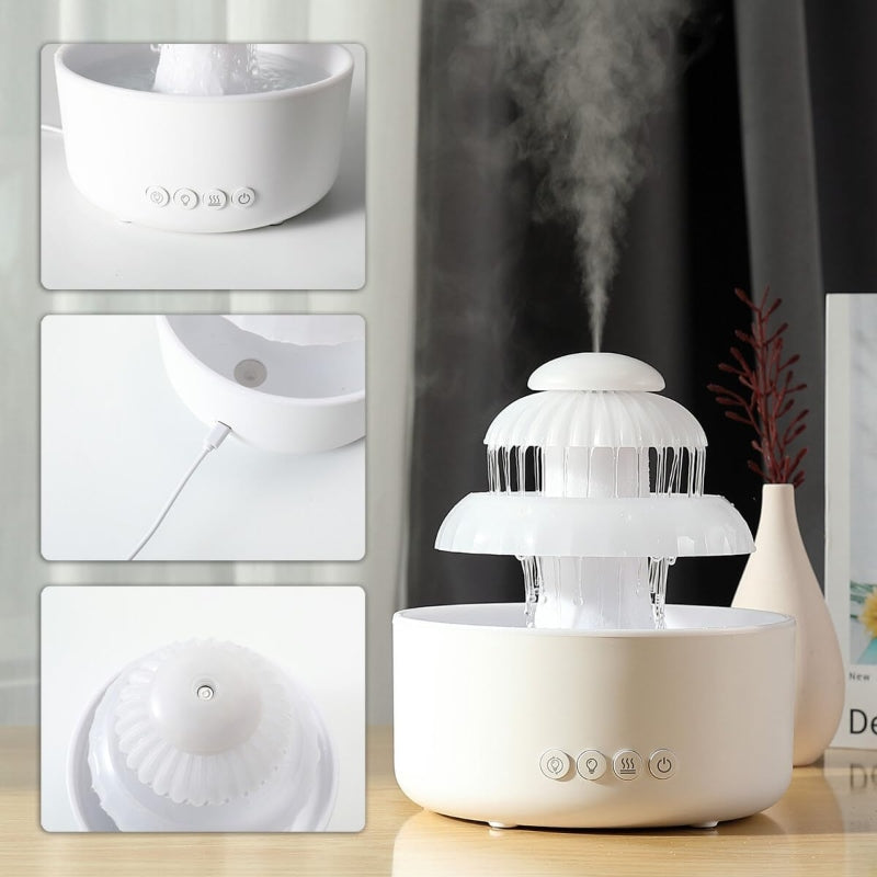 Humidifier Rain Cloud With Color LED Night Light