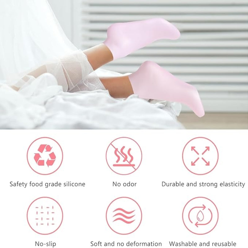 Silicone Gel Moisturizing Socks