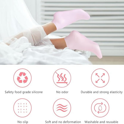 Silicone Gel Moisturizing Socks
