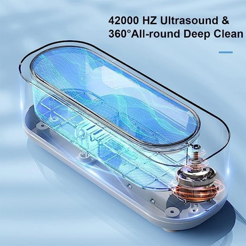 Portable Ultrasonic Cleaning Machine Remove Stains Jewelry