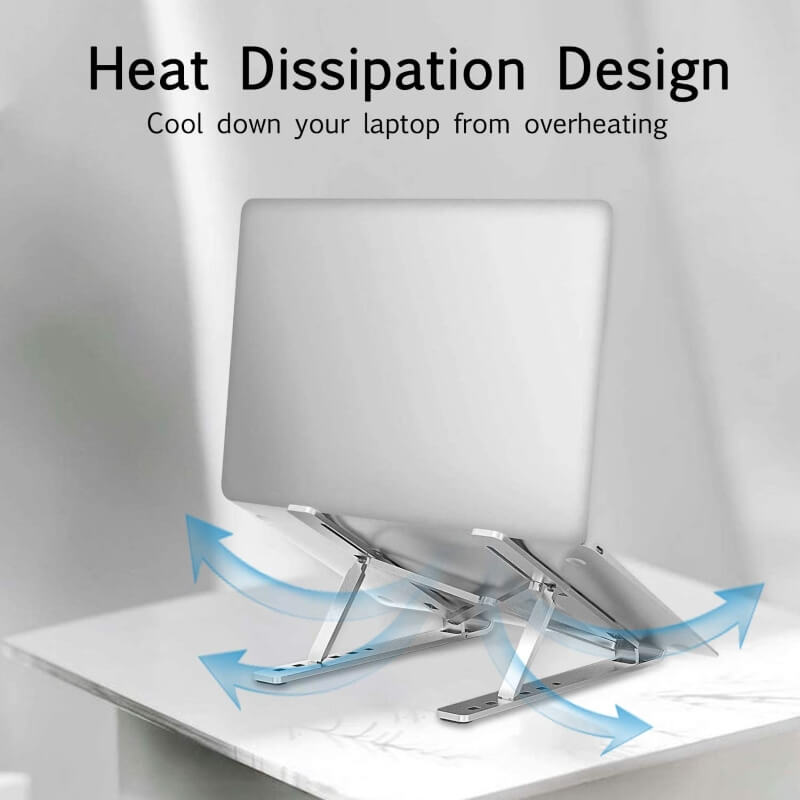 Adjustable laptop stand ergonomic desktop