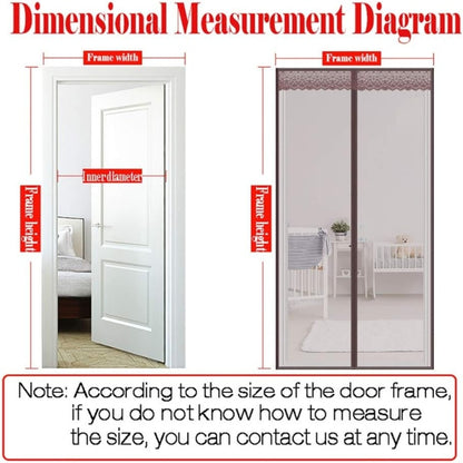 Screen Door curtain With Full Frame Seal