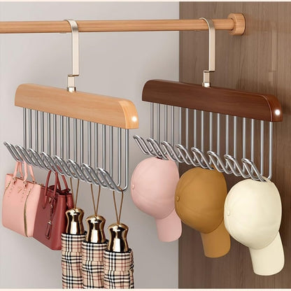 Wooden Hanger 8Hooks