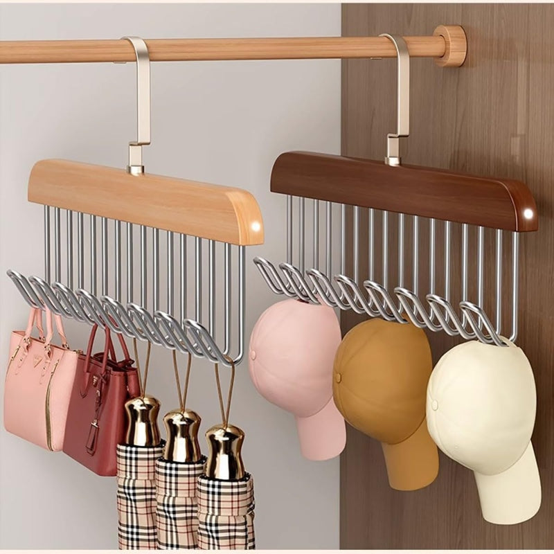 Wooden Hanger 8Hooks