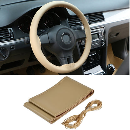 Car steering wheel cover with needles and thread