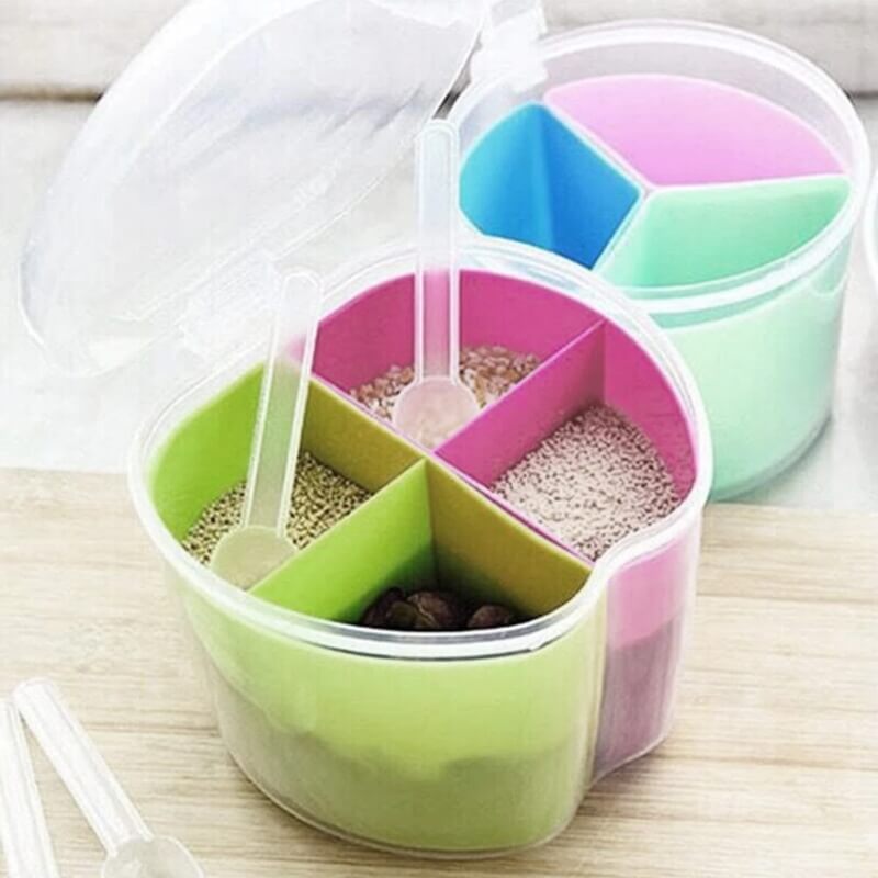 4 compartment spice organizer
