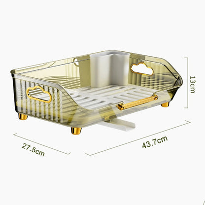 Acrylic Luxury Dish Drain Rack