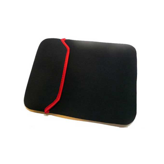 Laptop red line sleeves 10 inch - black
