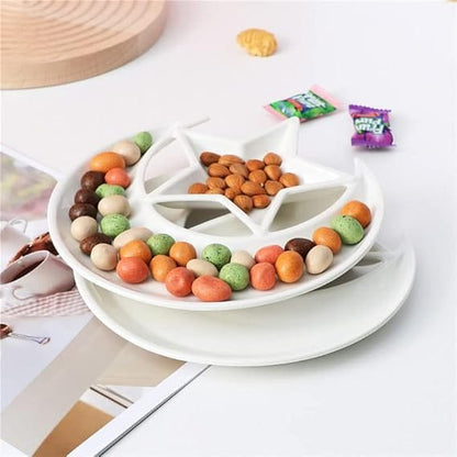 Star and Moon Shaped Kids Plate