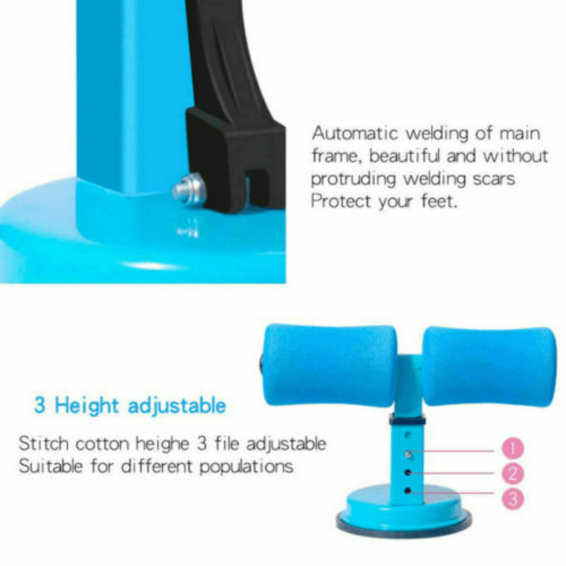 Self-suction sit-up bars abdominal fitness
